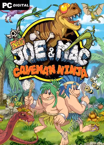 Новый Джо и Мак - Пещерный ниндзя / New Joe & Mac - Caveman Ninja (Лицензия)